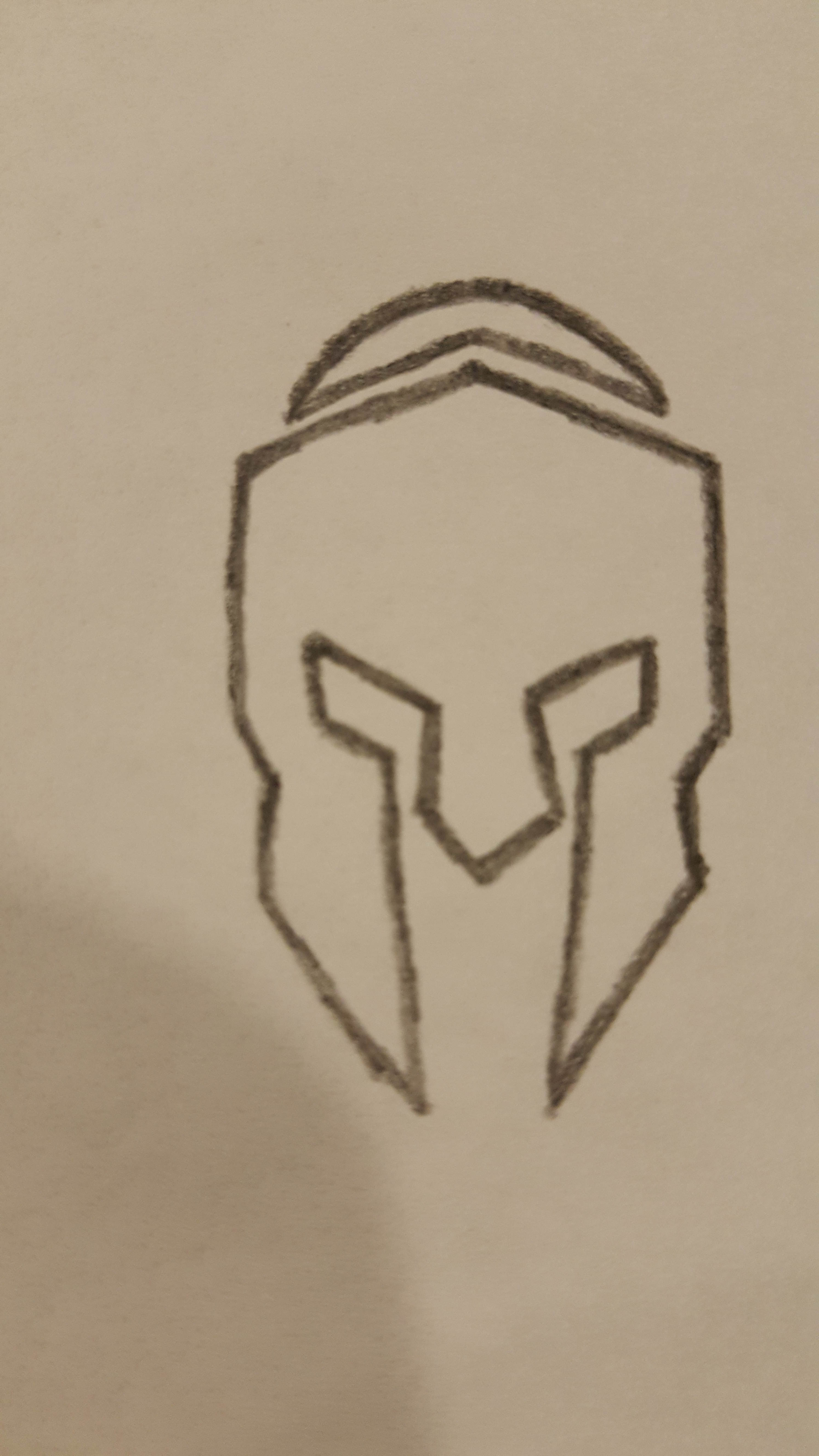 helmet sketch